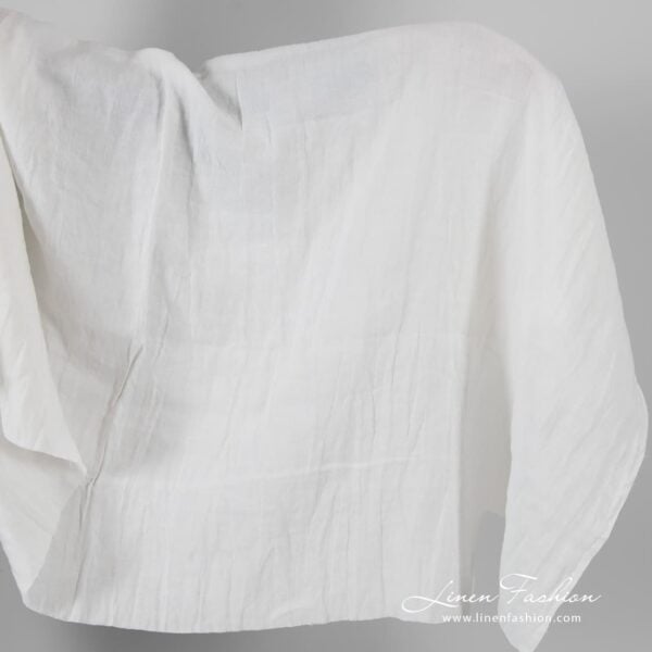 Off-white linen fabric