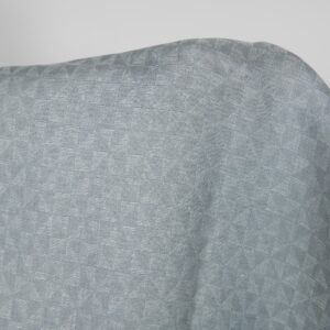 Pellavakangas harmaa jacquard-kolmiokuvio