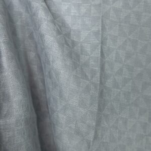 Pellavakangas harmaa jacquard-kolmiokuvio