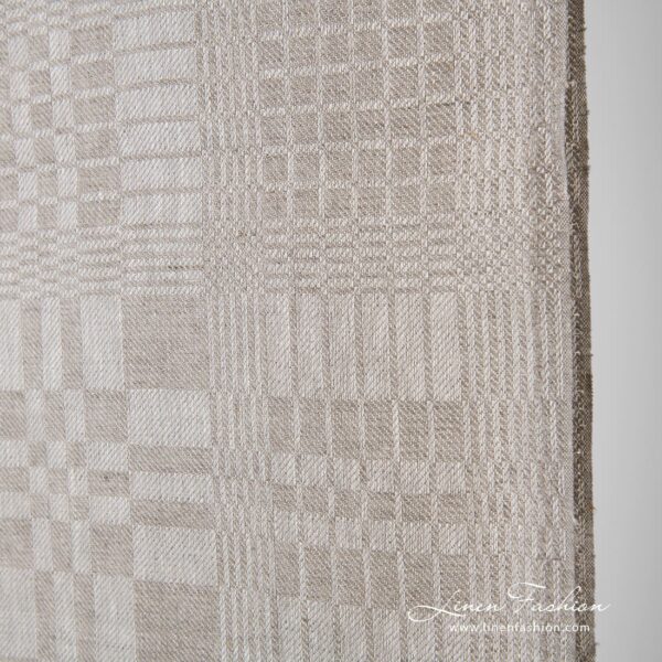Natural linen color fabric