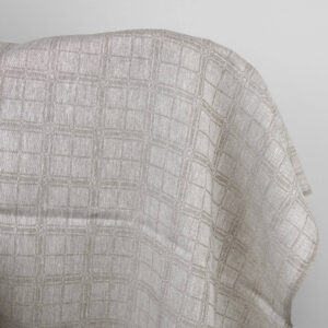 Kuvioitu täyspellavakangas