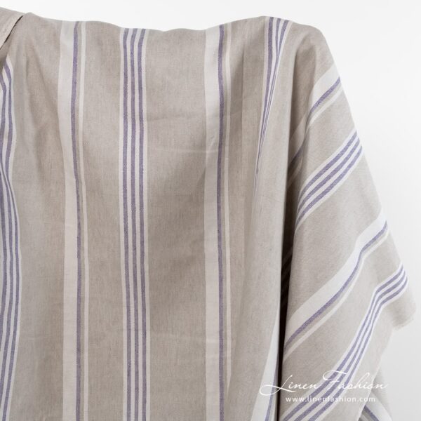 Light beige linen fabric.