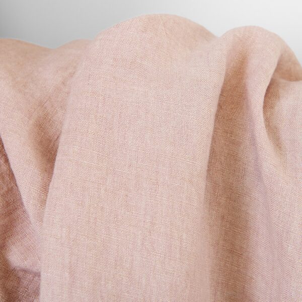Pellavakangas vanharoosa-beige, pesty - Image 3