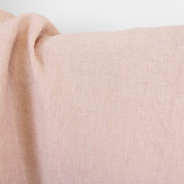 Pellavakangas vanharoosa-beige, pesty - Image 4