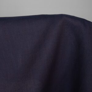 Kevyt tummansininen ja ruskea meleerattu pellavakangas