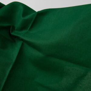 Smaragdinvihreä pellavapuuvillakangas