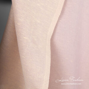 Pellavapuuvilla kermanvaalea liila kangas