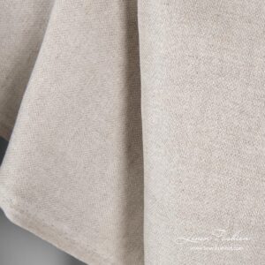 Pellavapuuvilla kaksipuolinen kangas valkoinen & pellava väri