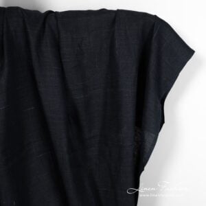 Dark blue linen fabric