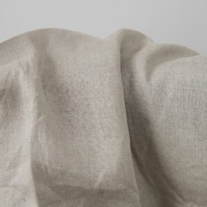 Harmaa kuviollinen puhdas pellavakangas