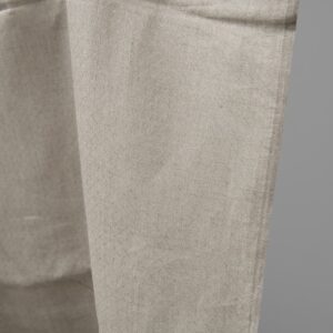 Harmaa kuviollinen puhdas pellavakangas