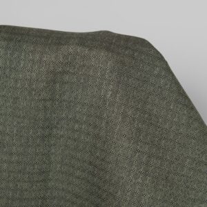 Pellavakangas, tummanharmaa ja vihreä vinoneliökuvio