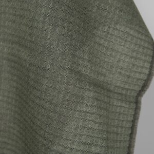 Pellavakangas, tummanharmaa ja vihreä vinoneliökuvio