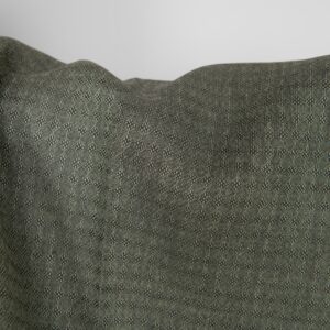 Pellavakangas, tummanharmaa ja vihreä vinoneliökuvio