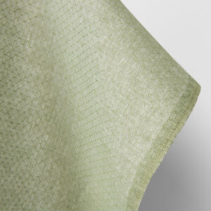 Pellavakangas vaalea salvianvihreä vinoneliökuvio