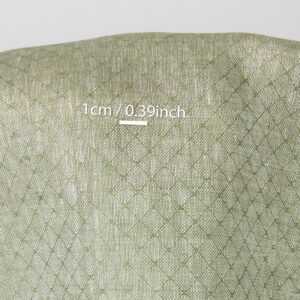 Pellavakangas vaalea salvianvihreä vinoneliökuvio