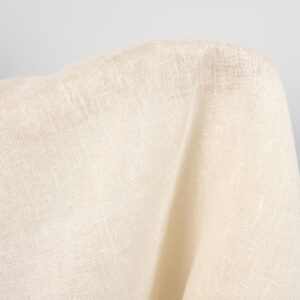 Vaaleankeltainen pellavakangas kultaisella lurexilla