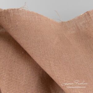 Ruskea kiiltävä pellavakangas