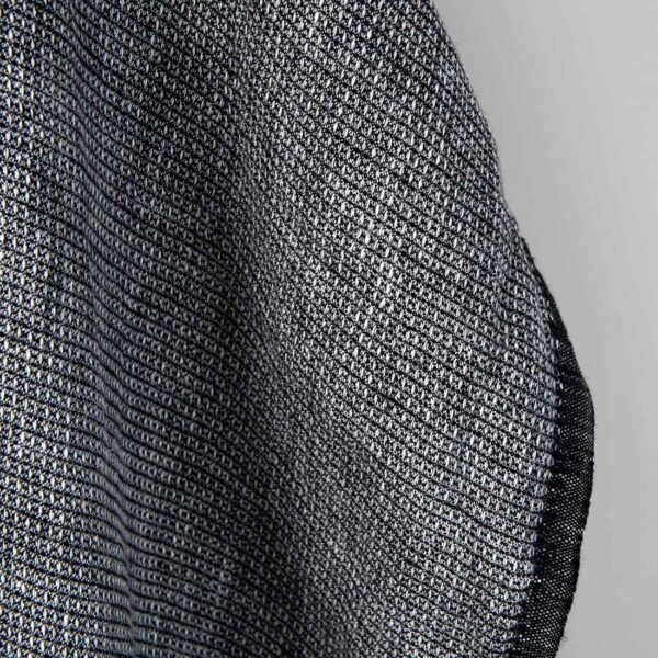 Washed linen fabric back and white waffle, specially washed softened fabric
