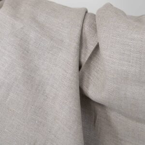 linen natural heringbone