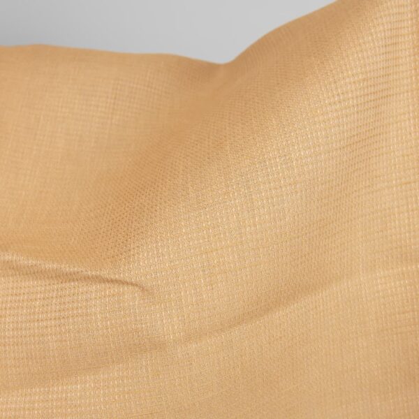 linen waffle fabric golden yellow, not washed