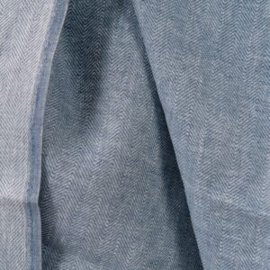 Pellavakangas valko-sininen kalanruotokuvioinen kaksipuolinen