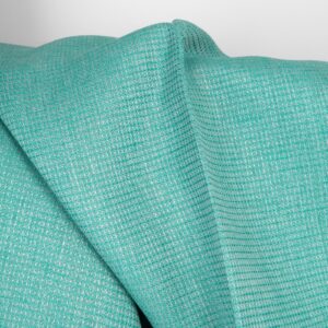 Pellavakangas kirkas turkoosinvihreä vohveli