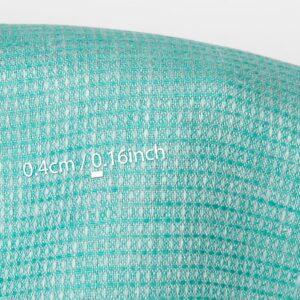 Pellavakangas kirkas turkoosinvihreä vohveli