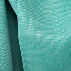 Pellavakangas kirkas turkoosinvihreä vohveli