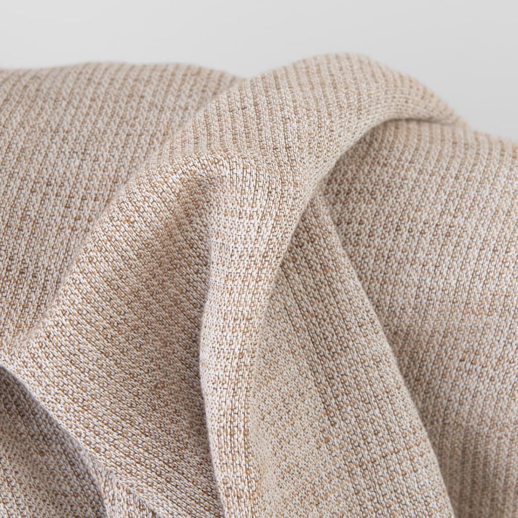 Leveä pesty pellavapuuvillakangas valkoinen ja ruskea 3 Wide washed linen cotton fabric white and brown, washed fabric