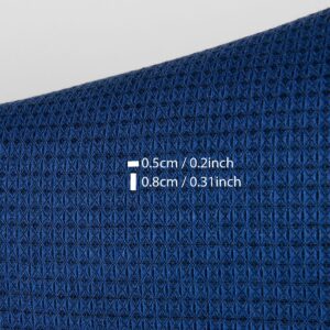 Pellavavillakangas tummansini-musta vohveli