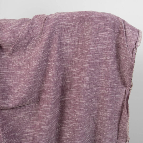 linen cotton purple washed fabric