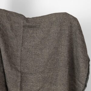 Pellava-villa musta ja harmaa vohvelikangas pesty 9 linen wool waffle fabric, blac and sand.