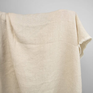Pellava-villa pesty kangas vohveli hiekanvärinen 9 linen wool waffle sand fabric