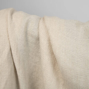 Pellava-villa pesty kangas vohveli hiekanvärinen 10 linen wool waffle sand fabric, bath & sauna