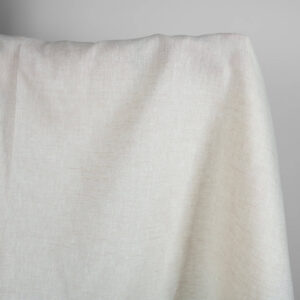 Pellavavillakangas valkoinen beige kalanruoto