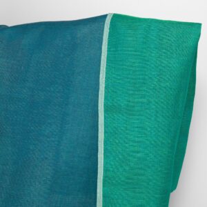 Pellavakangas kaksipuolinen sininen ja viileänvihreä
