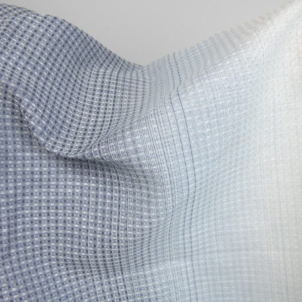 cotton hemp waffle striped fabric not washed