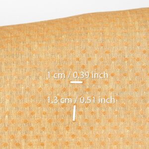 Pellavakangas vaaleankeltainen ja savenvärinen pallokuosi