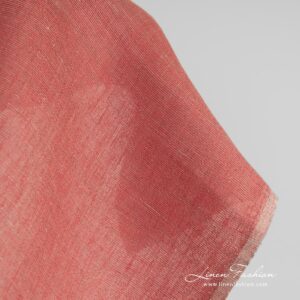 Greyish rosy linen fabric, high quality