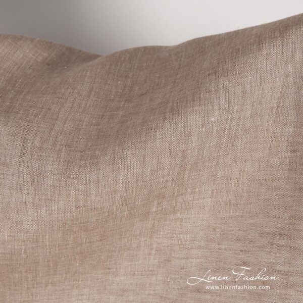 Light brown and beige linen fabric melange