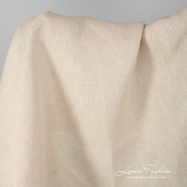 Light sand colour linen fabric.