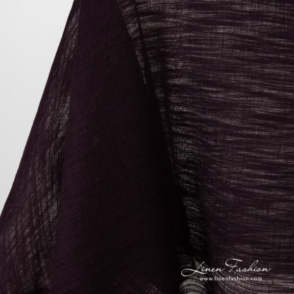 Eggplant colour fabric.