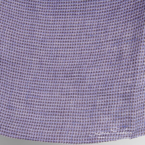 Violet linen fabric, perfect for bathrobes, towels