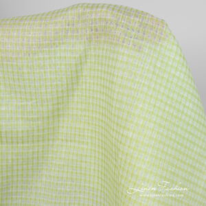 Pellavakangas, vaaleanvihreät läpikuultavat ruudut