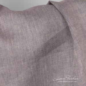 Brownish violet dyed linen fabric.