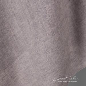 100% linen fabric in brownish violet color.