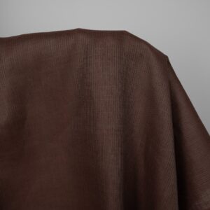 Pellavakangas ruskea dobby-toimikas raitakuosi