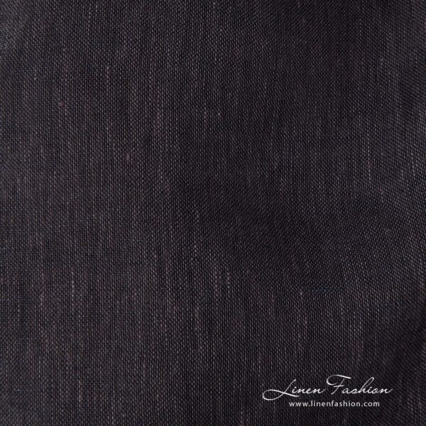 100% linen fabric in dark grape.