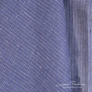Haze pellavakangas läpikuultavilla ruuduilla 11 Haze linen fabric gauze pattern